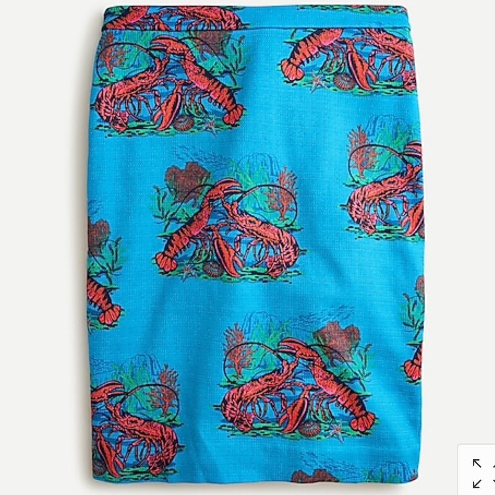 J. Crew No. 2 pencil skirt - lobster NWT